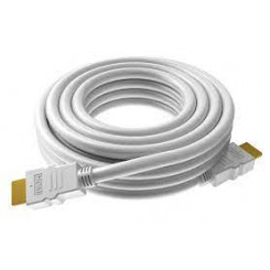 VISION Professional installation-grade HDMI cable - 4K - HDMI version 2.0 - gold plated connectors - ethernet - HDMI (M) to HDMI (M) - outer diameter 7.3 mm - 28 AWG - 3 m - white